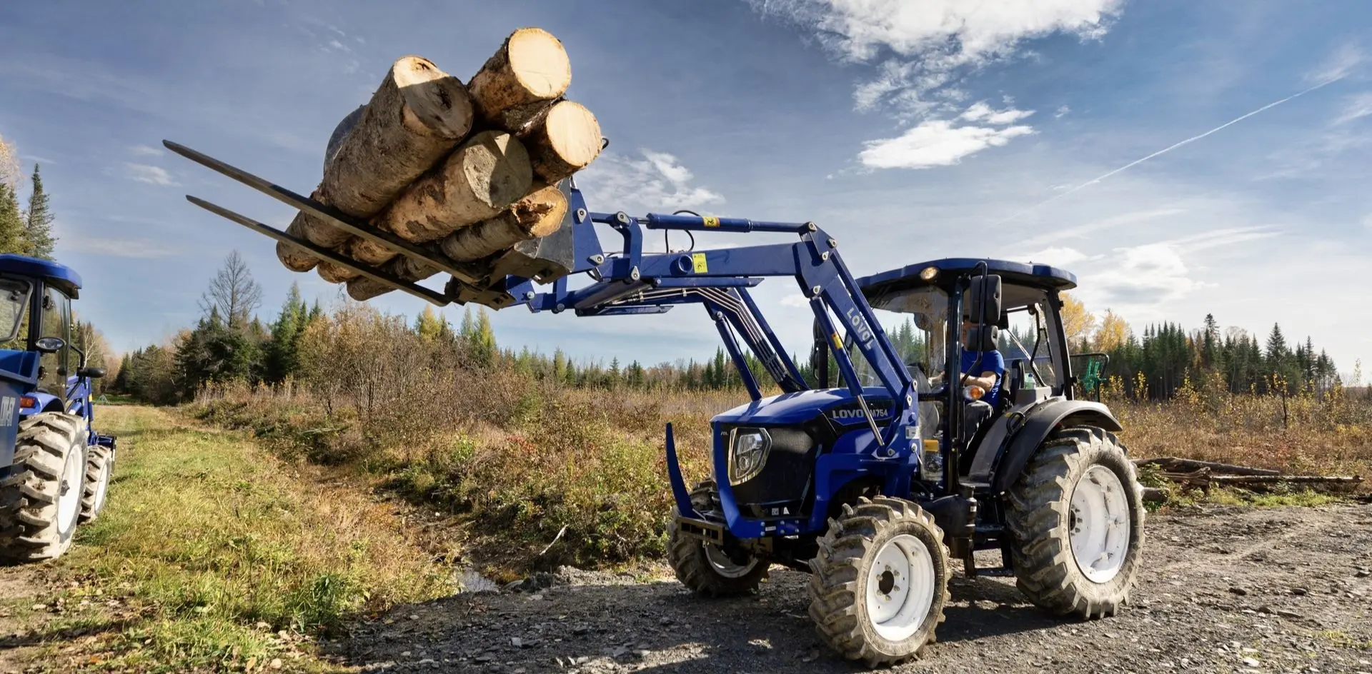 Tractor field operation images