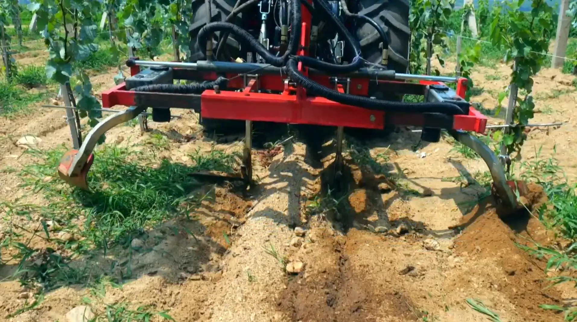 F4000 Tractor Working with Implements